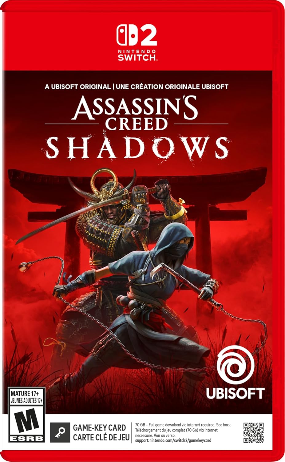 Assassin's Creed Shadows Standard Edition (Game-Key Card) for Nintendo Switch 2 - Image 1