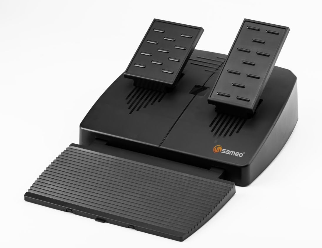 Sameo SV22 Multi-Platform Gaming Racing Wheel, Padel Set, Supports PC, PS3, PS4, Xbox One, Xbox 360, and Nintendo Switch. Sameo SV22 Multi-Platform Gaming Racing Wheel, Padel Set, Supports PC, PS3, PS4, Xbox One, Xbox 360, and Nintendo Switch. - Image 5