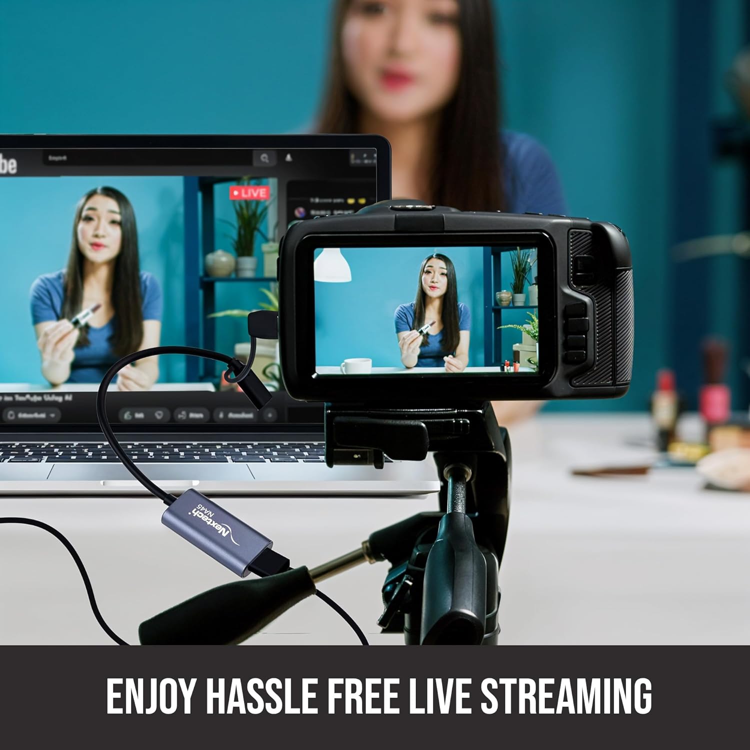 Nextech NA45 HDMI Video Capture Card with Dual USB, Ideal for Gaming, Streaming, Broadcasting, and Video Recording - Image 4