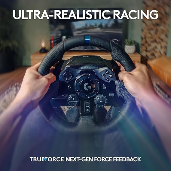 Logitech G29 Driving Force Racing Wheel And Floor Pedals Real Force Stainless Steel Paddle Shifter ( Preowned ) - Image 5