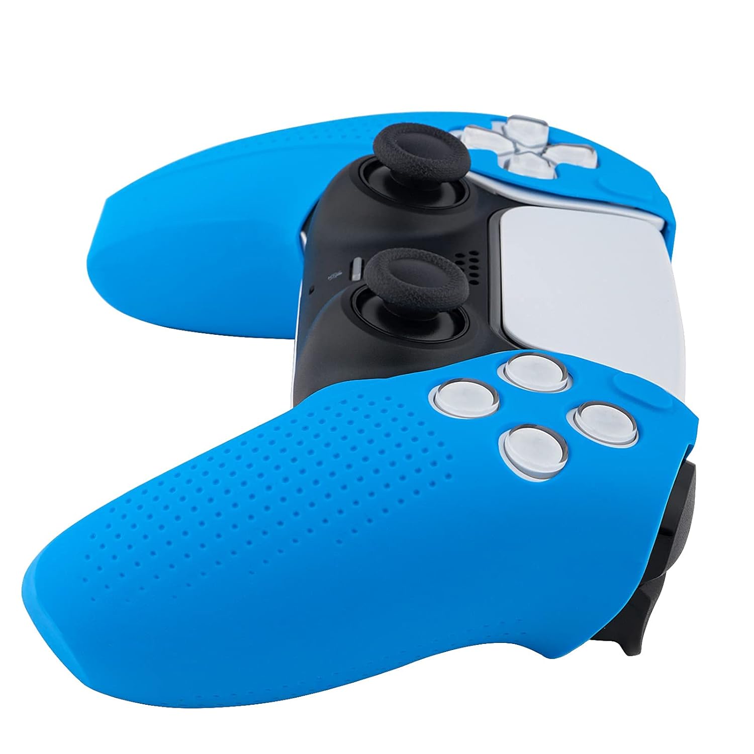 Dobe Silicon Case Cover for PS5 Controller TP-0512 Silicone Skin for PS5 Controller Blue - Image 3