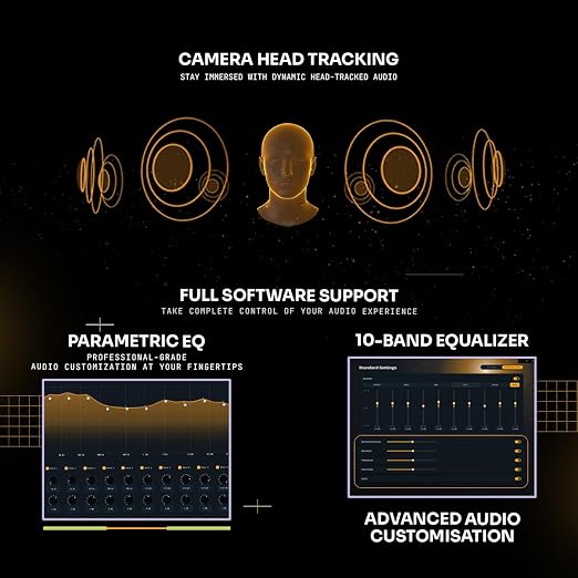Cosmic Byte Olympus 7.1.4 Surround with THX Spatial Audio + Wired Gaming Headset Black - Image 4