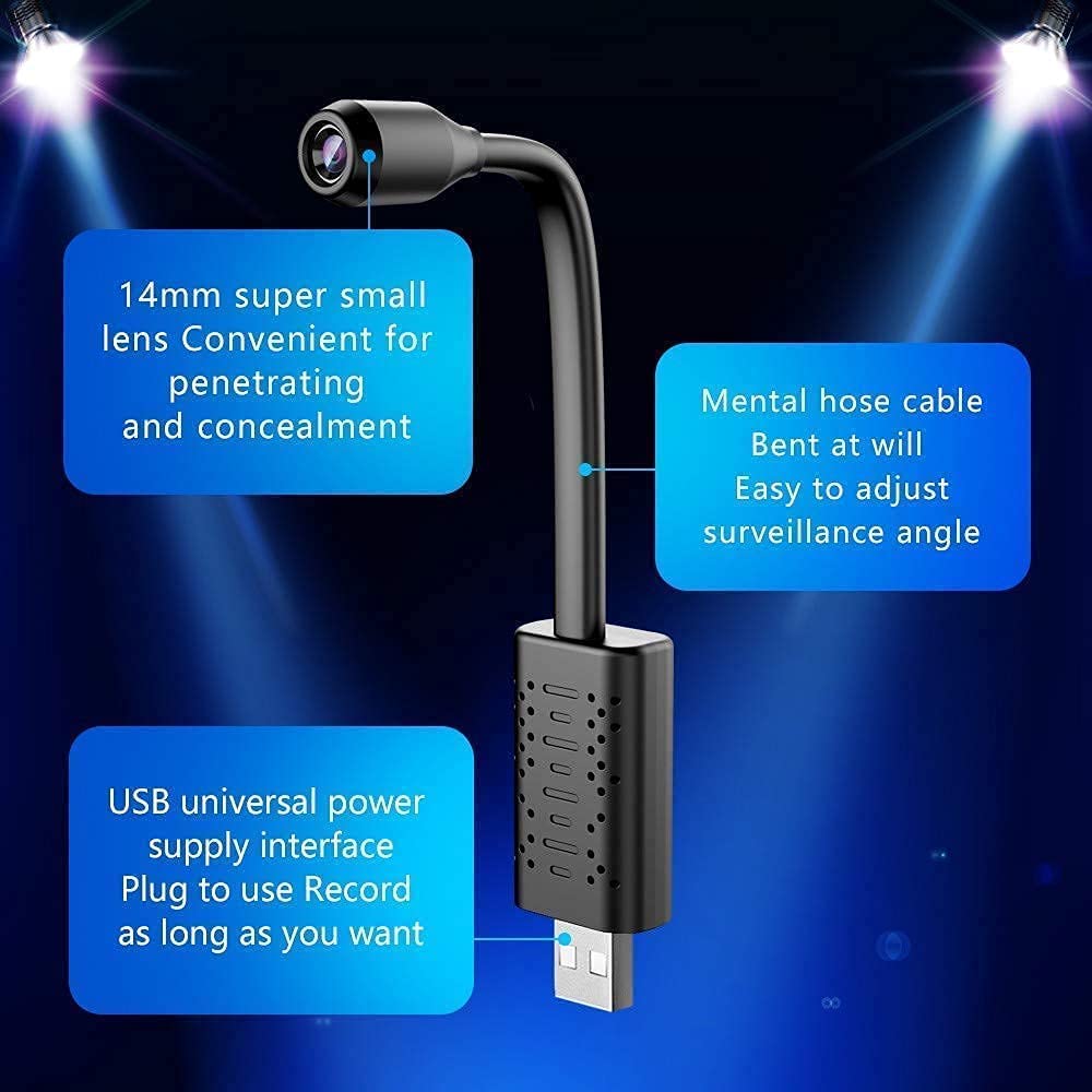 2MP Full HD Flexible USB WiFi Camera 1080P, Smart Mini Home Security Cam with 140° Wide Angle Lens, Real-Time Motion Sensor Alerts And Live Streaming - Image 6