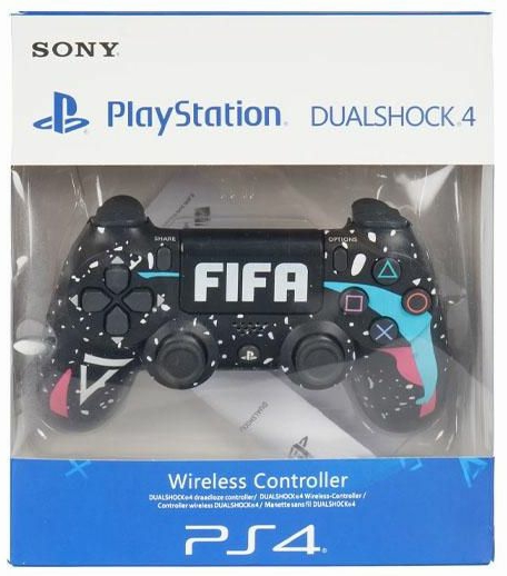 Dualshock 4 PS4 Wireless Controller Fifa Black Edition Black for PS4 - Image 2