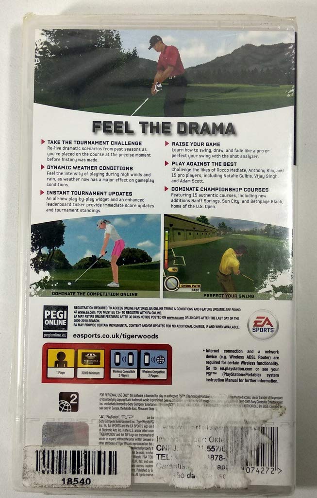 Tiger Woods PGA Tour 10 PSP ( Preowned ) - Image 2