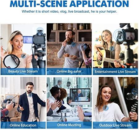 Accede Wireless Microphone, Digital Mini Portable Recording Clip Mic with Receiver for All Type-C Mobile Phones Camera Laptop for Vlogging YouTube Online Class, Zoom Call - Image 3