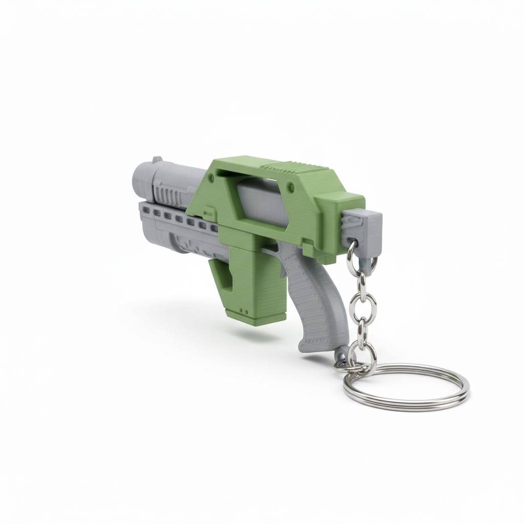 3D Printed M41A Pulse Rifle Tactical Keychain - Image 3