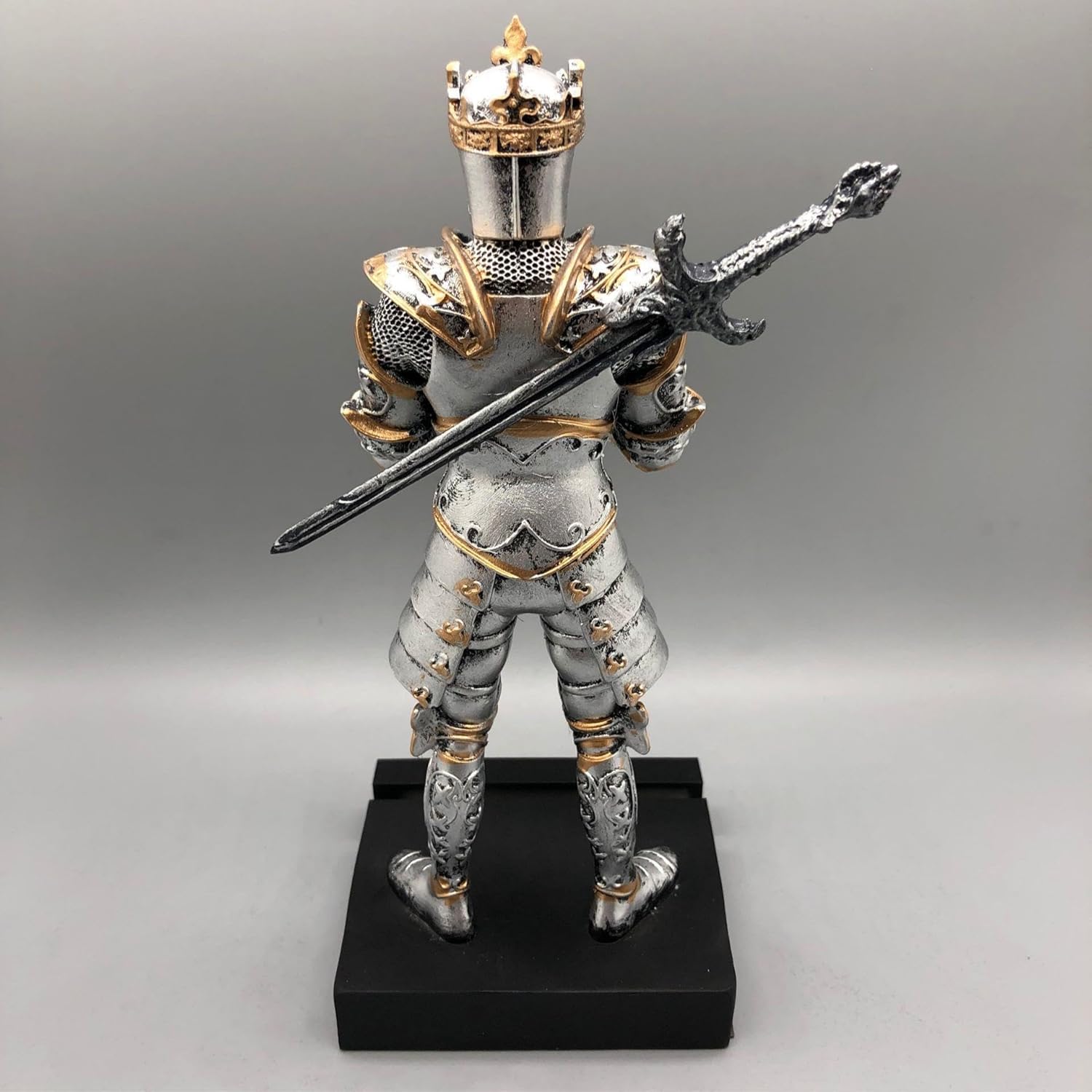 Kings Guard Knight Standing Kneeling Pen Holder Magnetic Knight Stand Holder for Gamepad,Phones Office Desk Supplies Ornament Figure for Gamers & Fans Kings Guard Knight Standing Kneeling Pen Holder Magnetic Knight Stand Holder for Gamepad,Phones Office Desk Supplies Ornament Figure for Gamers & Fans - Image 3