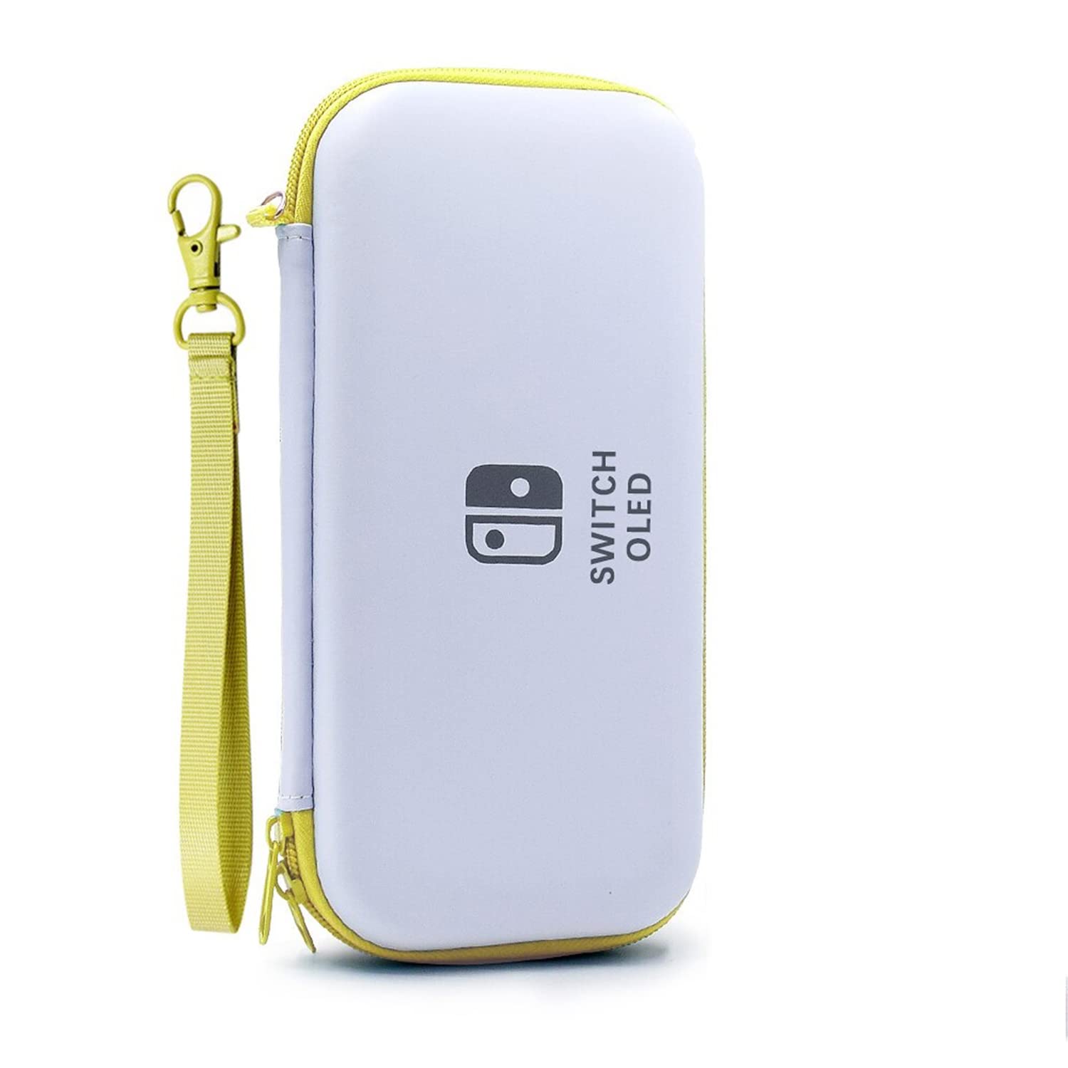 Nintendo Switch & Oled Protective Shockproof Yellow & White Travel Case - Image 1
