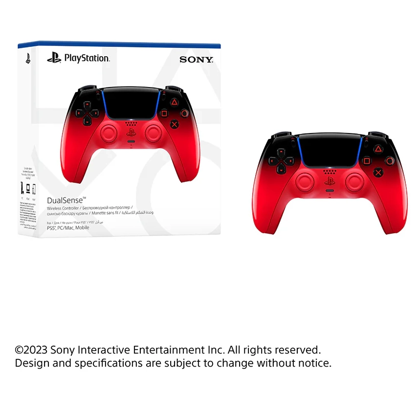 Playstation 5 PS5 DualSense Controller Techno Red - Image 3