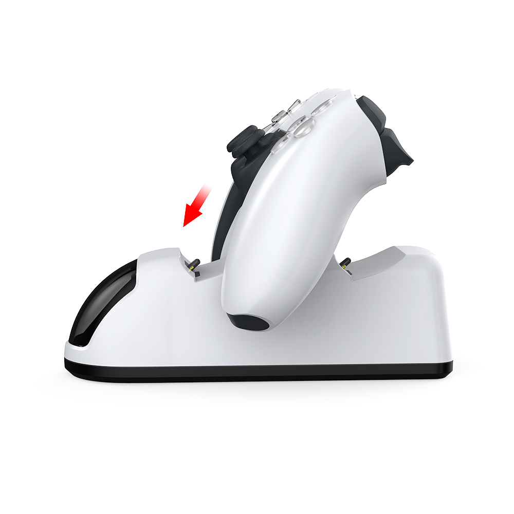DOBE TP5 0515X PS5 controller, Edge Dual charging dock White - Image 6