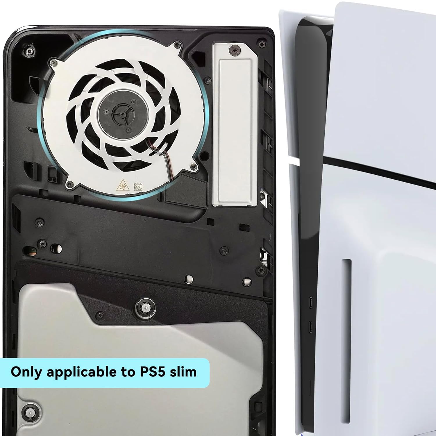 Internal Cooling Fan Replacement for Sony Playstation 5 PS5, G12L12MS1AH-56J14 DC12V, PS5-17 Blades / 19Blades - Image 6