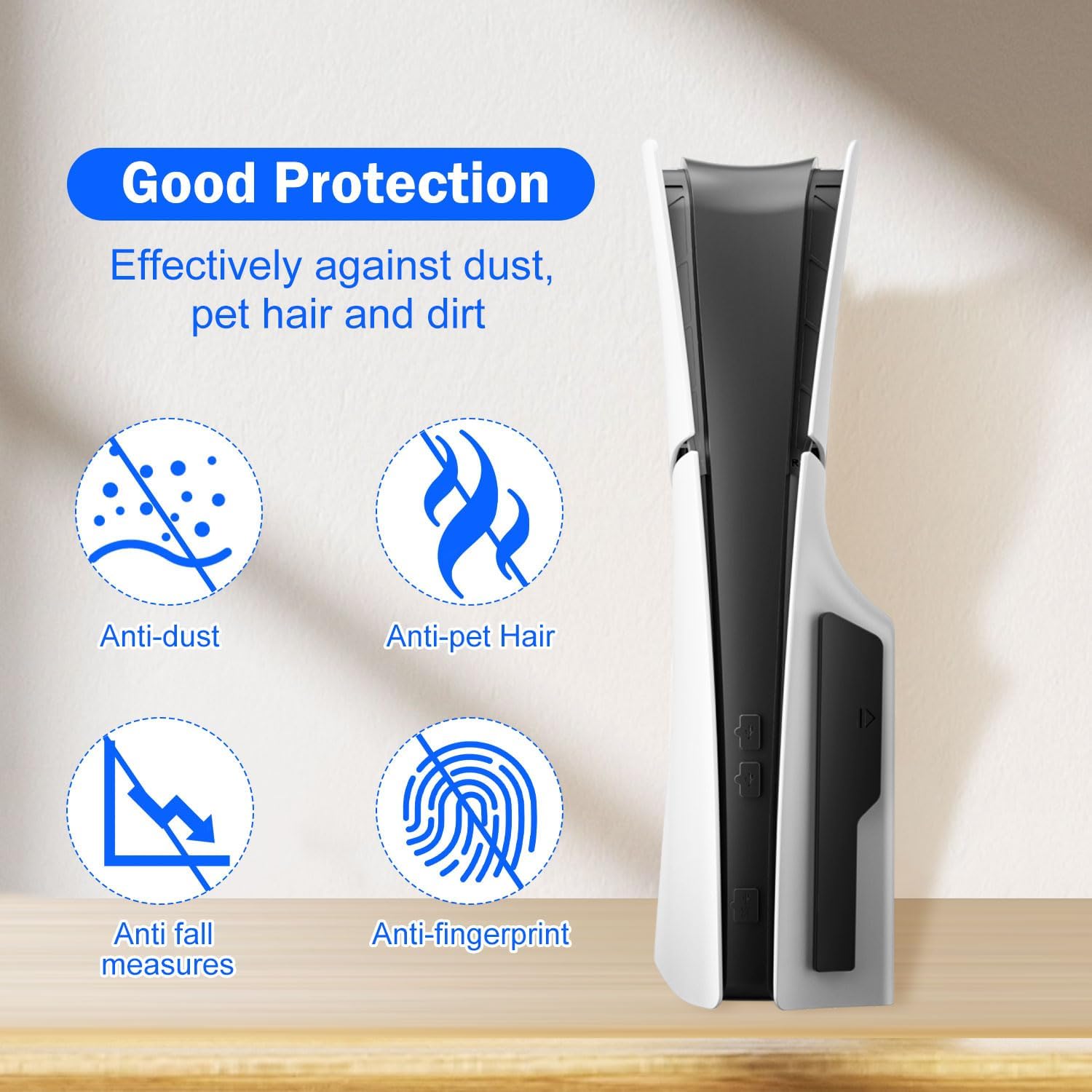 Dust Plug for PS5 Slim, 9Pcs Dust Plug Kit for PS5 Slim Console, Silicone Dust Plugs Protector Anti dust Cover Dustproof Plug for PS5 Slim Playstation 5 Disk/Digital Console PS5 Game Console Accessories - Image 5