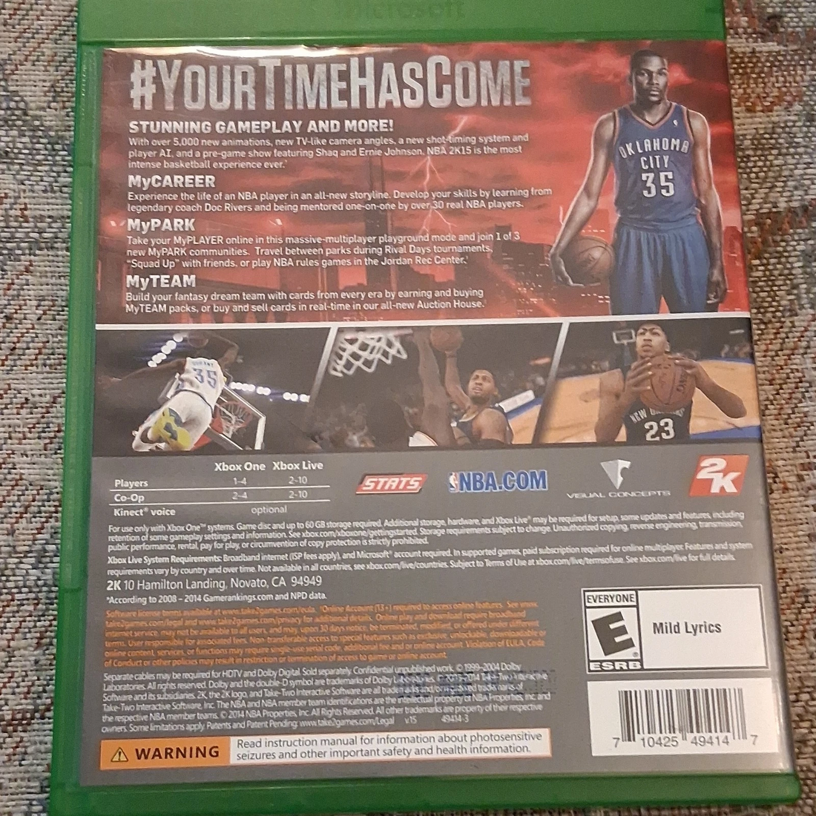 NBA 2K15 Xbox One Xbox One 1 ( Preowned ) - Image 3