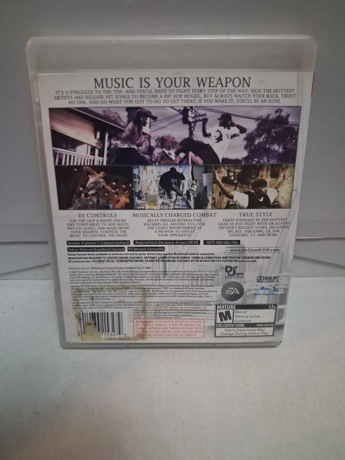 Def Jam Icon PS3 ( Preowned ) - Image 3
