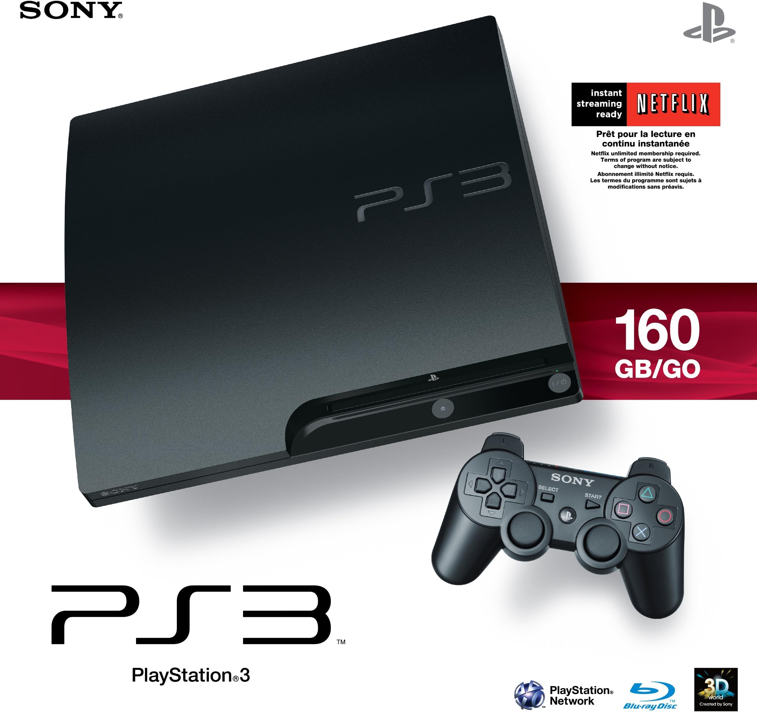 PS3 500GB Slim Console Jailbroken Complete Set With Preloaded Games Boxed ( Preowned ) - Image 3