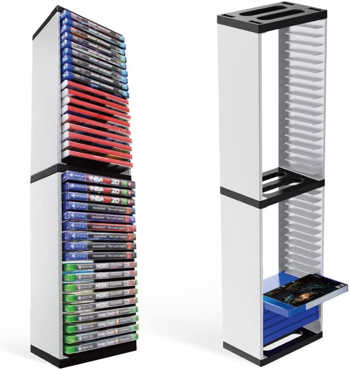 DOBE TP5-0519 Video Game Storage Stand Tower 36-Layer CD for PS5/ PS4/ PS3/ Xbox Series S & X/Xbox one Game, Universal Game Disc Holder Vertical Stand - Image 6