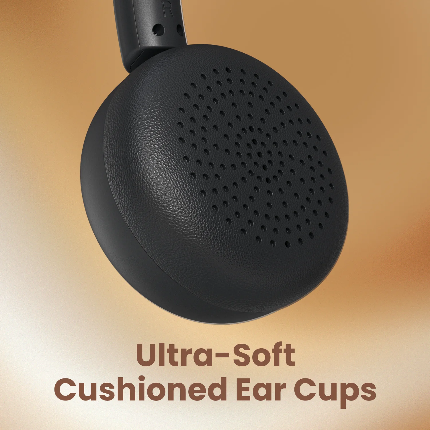 Portronics POR 3418 Muffs A3 ENC Upto 50 Hours Playtime | Bluetooth Version 6.0 | Adjustable Headband | Type C Fast Charging Black - Image 7