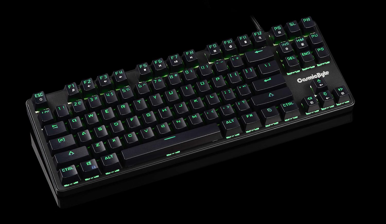 Cosmic Byte CB-GK-16 Firefly Per-Key RGB TKL Mechanical Keyboard Swappable Outemu Blue Switch,Black - Image 4