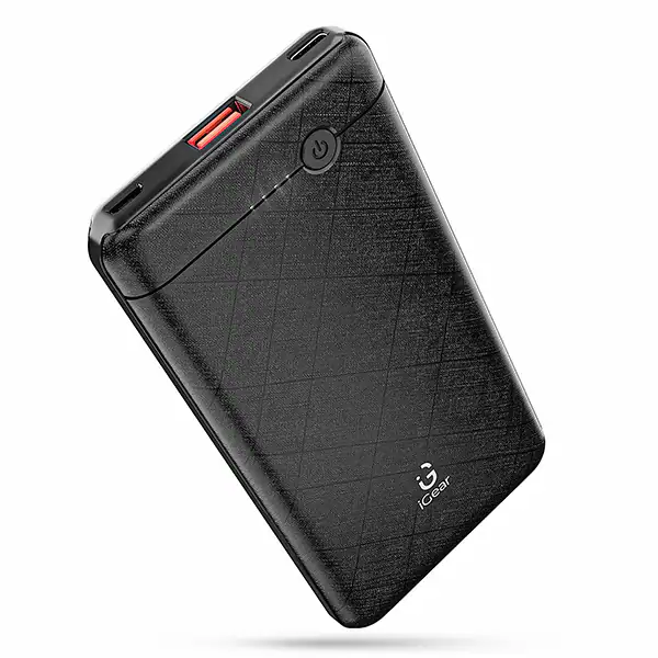 Igear Max10 Pro 10000mah power bank with the dual output of Type-C-PD, Output 20W, Micro USB-8W & a fast charging capability. - Image 1
