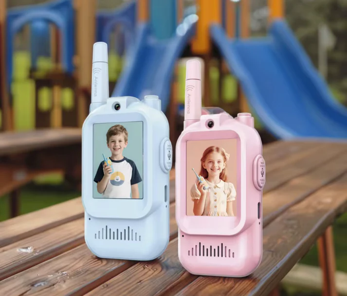 Video Walkie Talkie for Kids, Rechargeable, 2 PCS Pack, 2-Inch Screen, 2-Way Real-Time Video Call 1000FT Range, Indoor Outdoor HD Camera Multicolor - Image 10