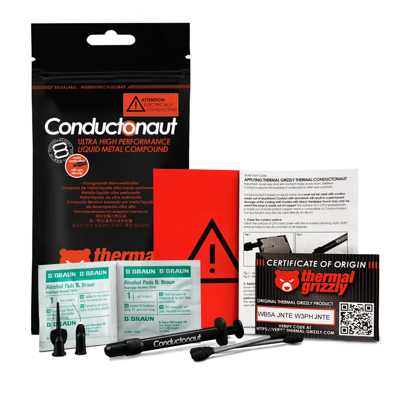 Thermal Grizzly Conductonaut High Performance Liquid Metal Compound - Image 3