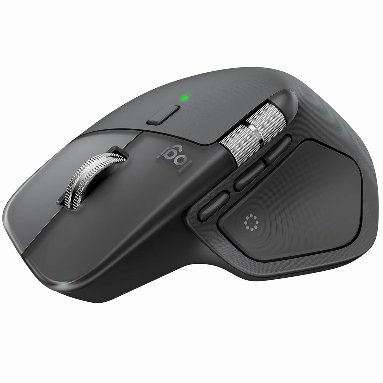 Logitech MX Master 4, Ergonomic Wireless Mouse with Advanced Performance Haptic Feedback, Ultra-Fast Scrolling, USB-C Charging, Bluetooth, Windows, MacOS - Graphite - Image 1