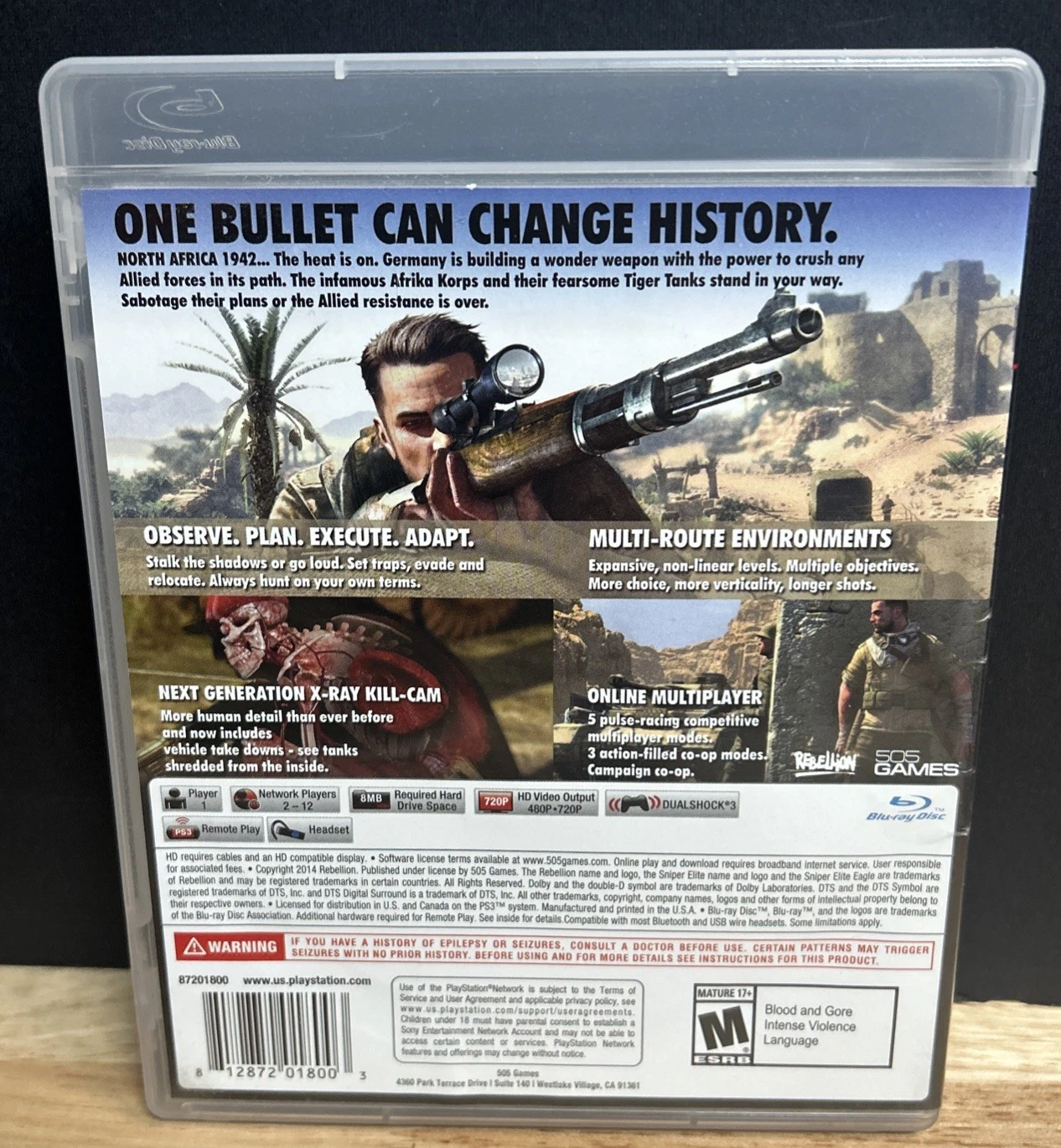 Sniper Elite 3 Playstation 3 PS3 ( Preowned ) - Image 3