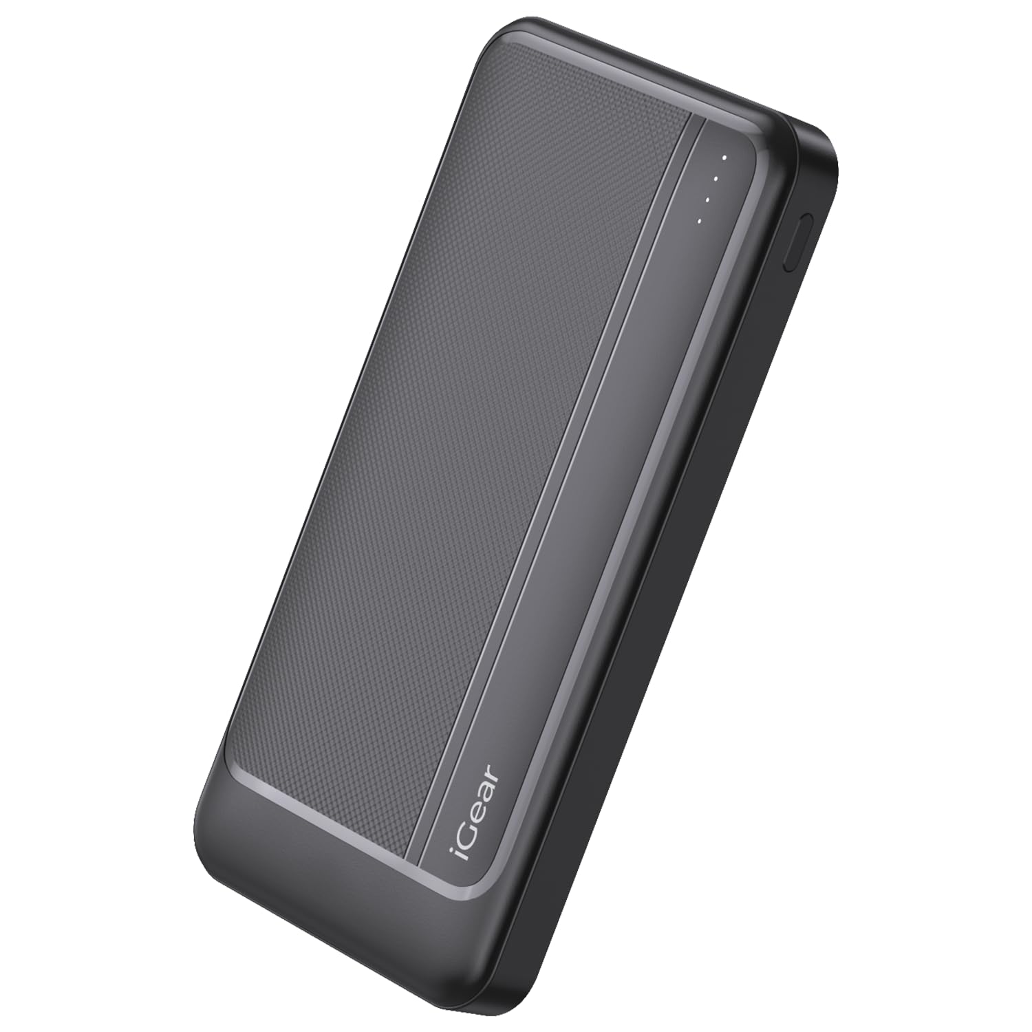 iGear Max PD Power Bank 10000mAh, Type-C PD 22.5W Fast Charging, Triple Output Ports, Battery Indicator, Wake-up Button, High-Speed Power Black - Image 1