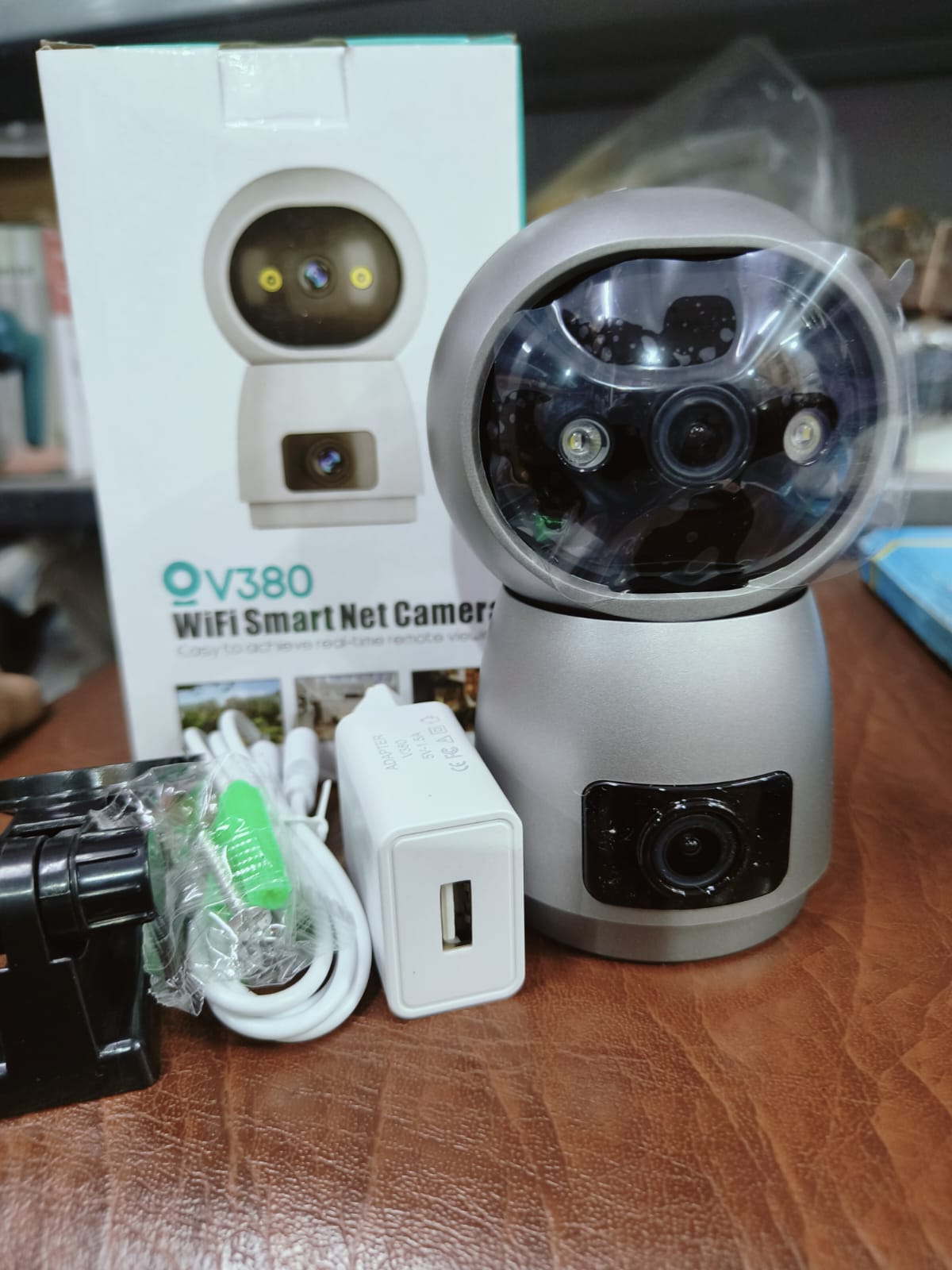 4MP Full HD Smart 4G Dual Lens CCTV Camera, 360° Coverage, Two-Way Audio, Colorful Night Vision, Plug And Play, Easy Setup Metal Grey - Image 3