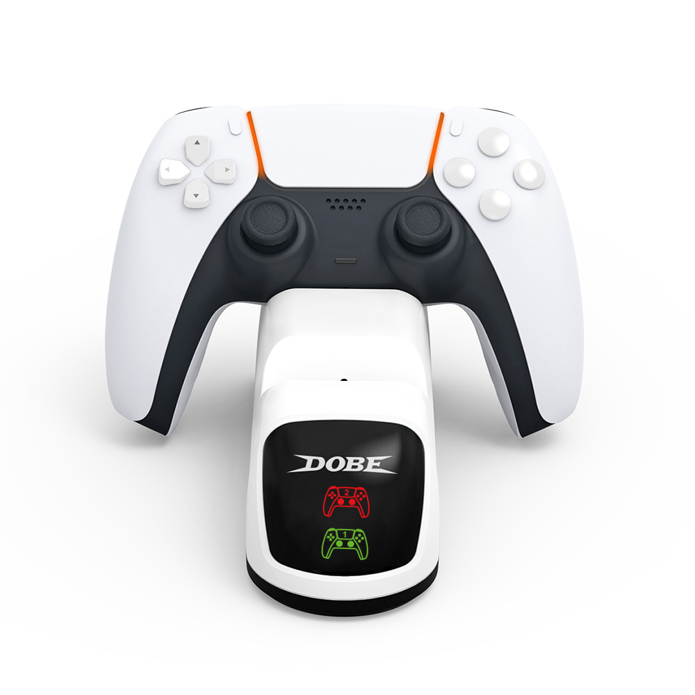 DOBE TP5 0515X PS5 controller, Edge Dual charging dock White - Image 3