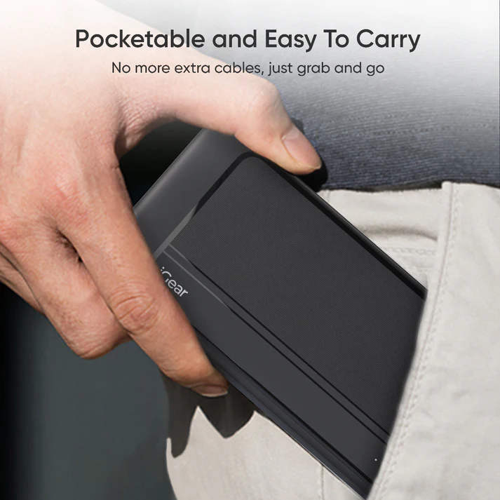 iGear Max 20 Power Bank 20000mAh, Type-C PD 22.5W Fast Charging, Triple Output Ports, Battery Indicator, Wake-up Button, High-Speed Power - Image 4