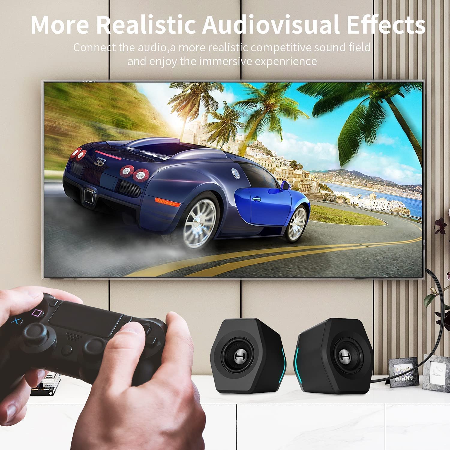 3.5mm Jack Stereo Audio to 2 RCA Cable - AV Video TV-Out Speaker Amplifier Connect TRS 3-Pole Plug to Dual RCA - 3 Meter - Image 4