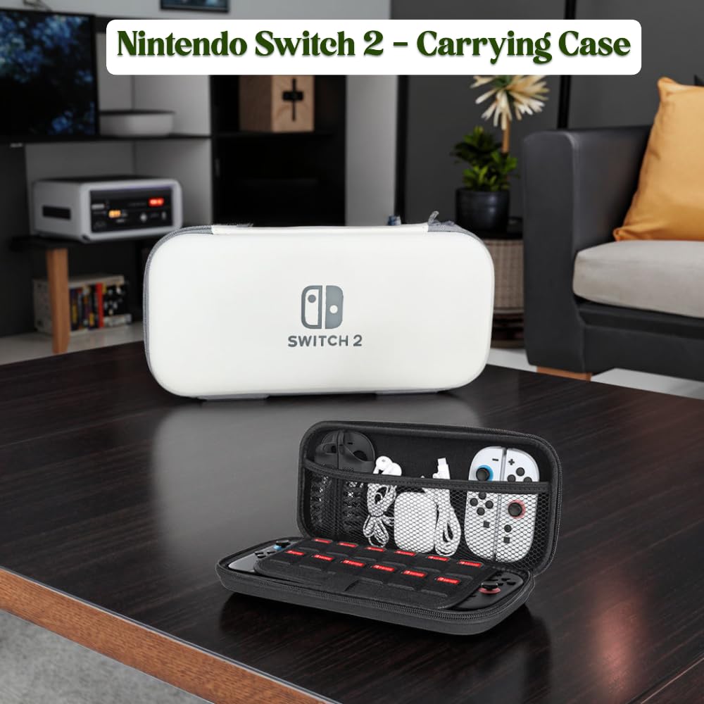 Nintendo switch 2 Carrying Case Protective Case Storage Bag Cover / Pouch / cover White - Image 3