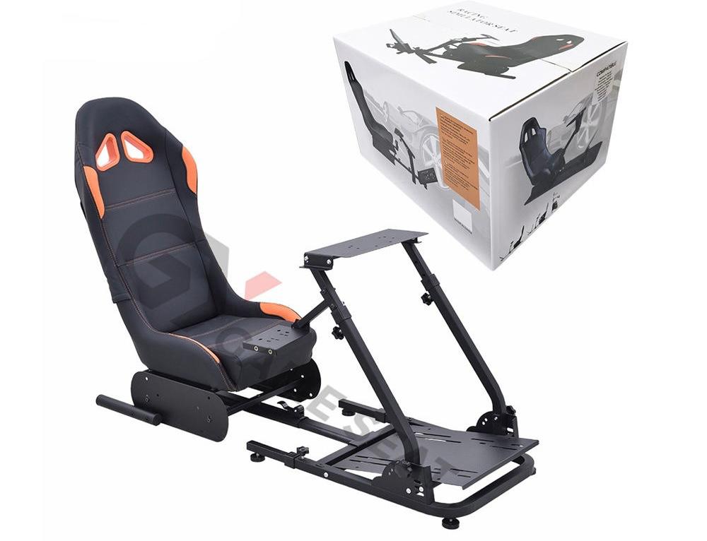 Racing Wheel Stand With Seat Gaming Chair Driving Cockpit For All Racing Wheels - Image 1