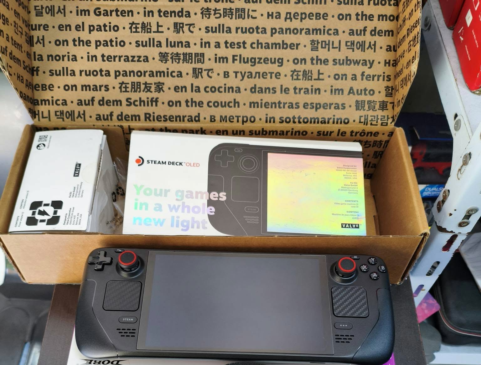 Steam Deck OLED 1TB Handheld Console Complete , Scratchless, Spigen Case, Black Boxed ( Preowned ) - Image 2
