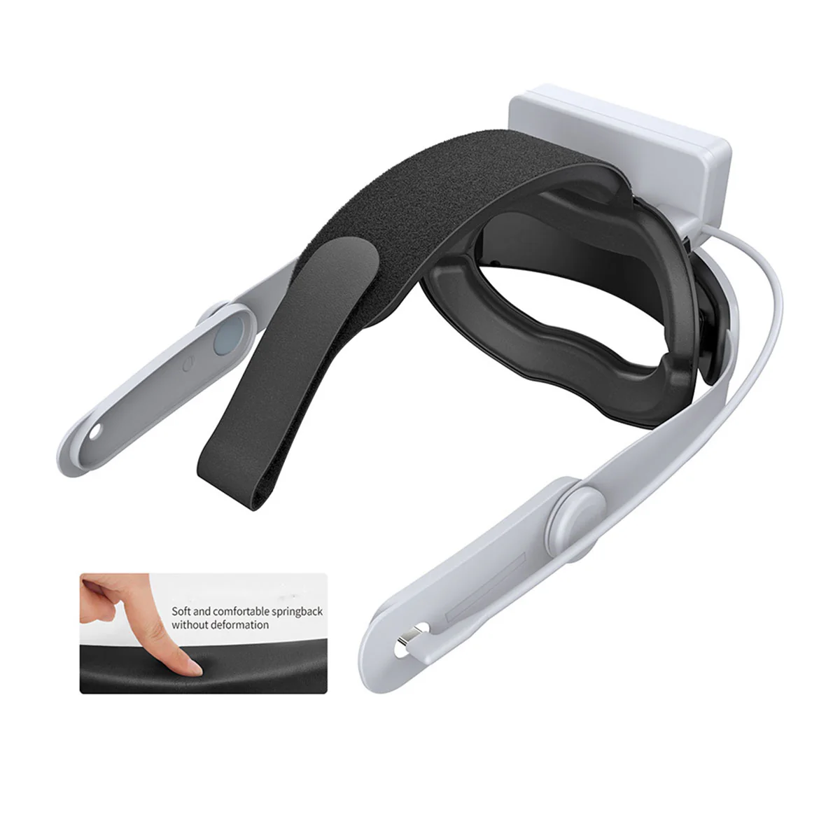 Dobe Adjustable Head Strap And Rechargeable Battery 18500mWh for Meta Quest 3 / Meta Quest 3S TY-3878 - Image 9
