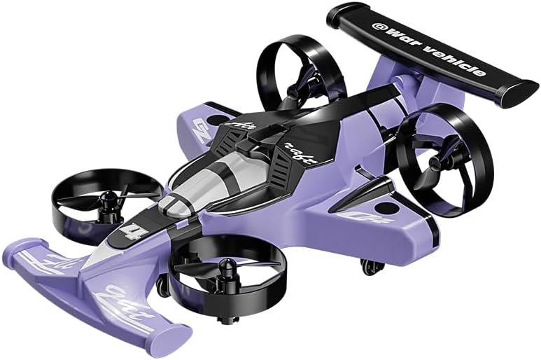 2-in-1 Flying Car & Stunt Drone, Racing Drift Aircraft 2in1 RC Quadcopter & Flying Car Toys Small Micro Indoor Remote Control Flying Car Toy - Image 1