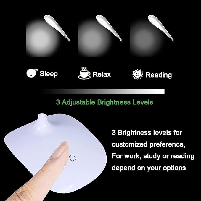 Folding Touch Adjustable Light Lamp, Love Eye Soft Light, Reading Eye Lamp with Touch Luminosity Control - Long-Lasting, Shadow-Free, Durable Charging - Image 6