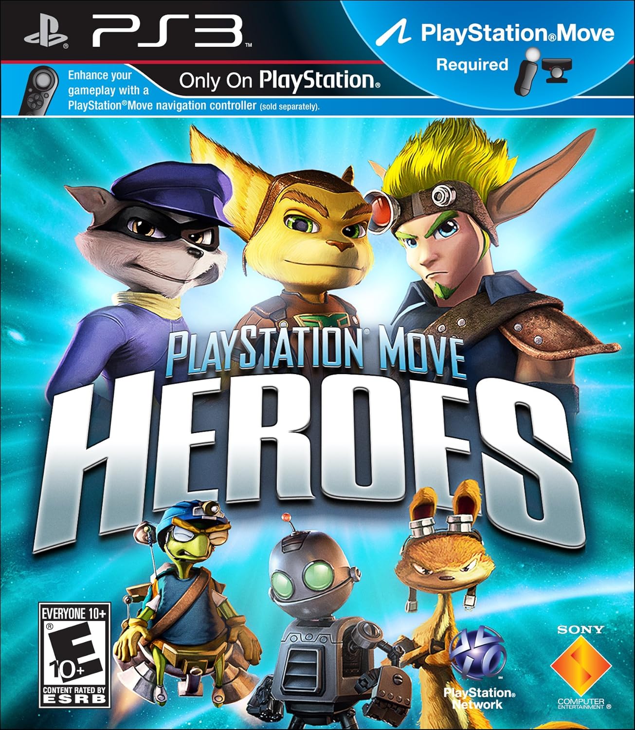 Playstation Move Heroes Motion Control PS3 Playstation 3 ( Preowned ) - Image 1