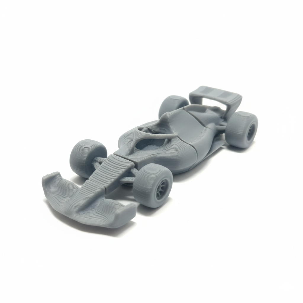 3D Printed Formula 1 Keychain - Image 2