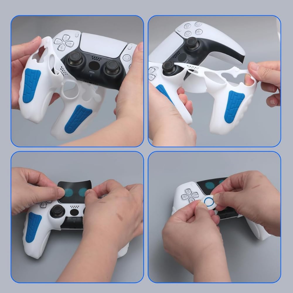 PS5 Controller Silicon Cover 2 Thumb Grip Astro Bot Theme - Image 5