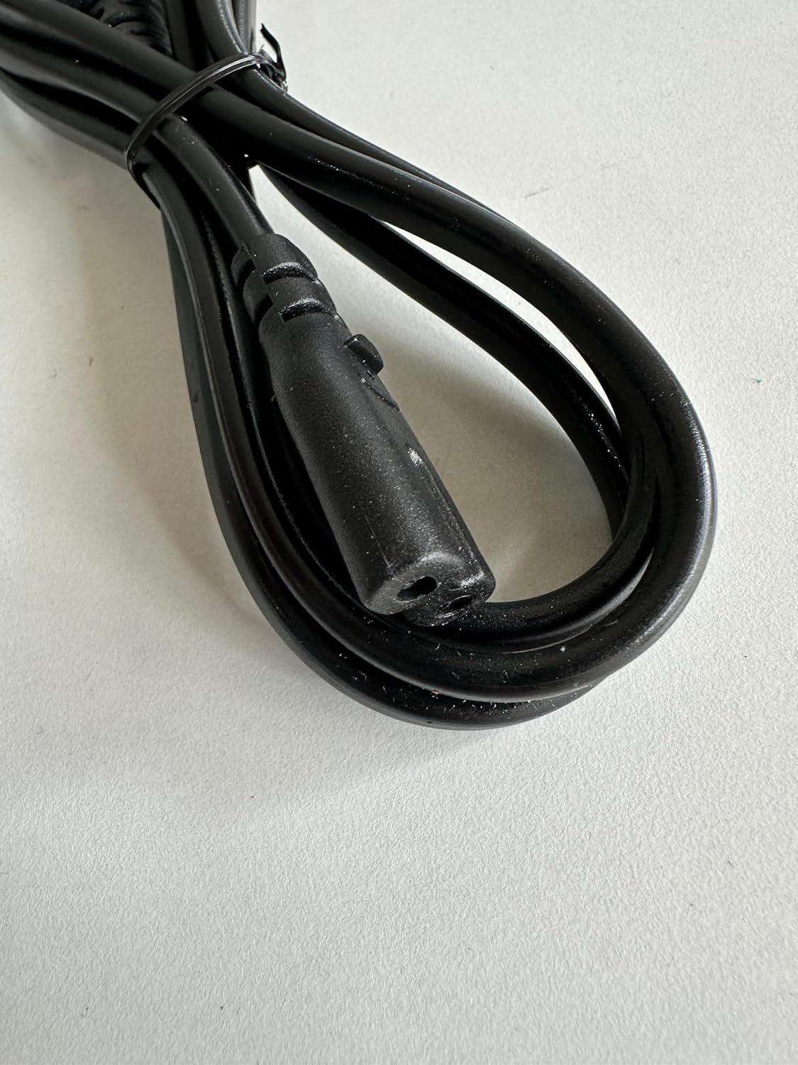Ranz Power Cable Male 3-Pin to Female 2-Pin 1.2Mtr Philips Pin Cable Black - Image 2