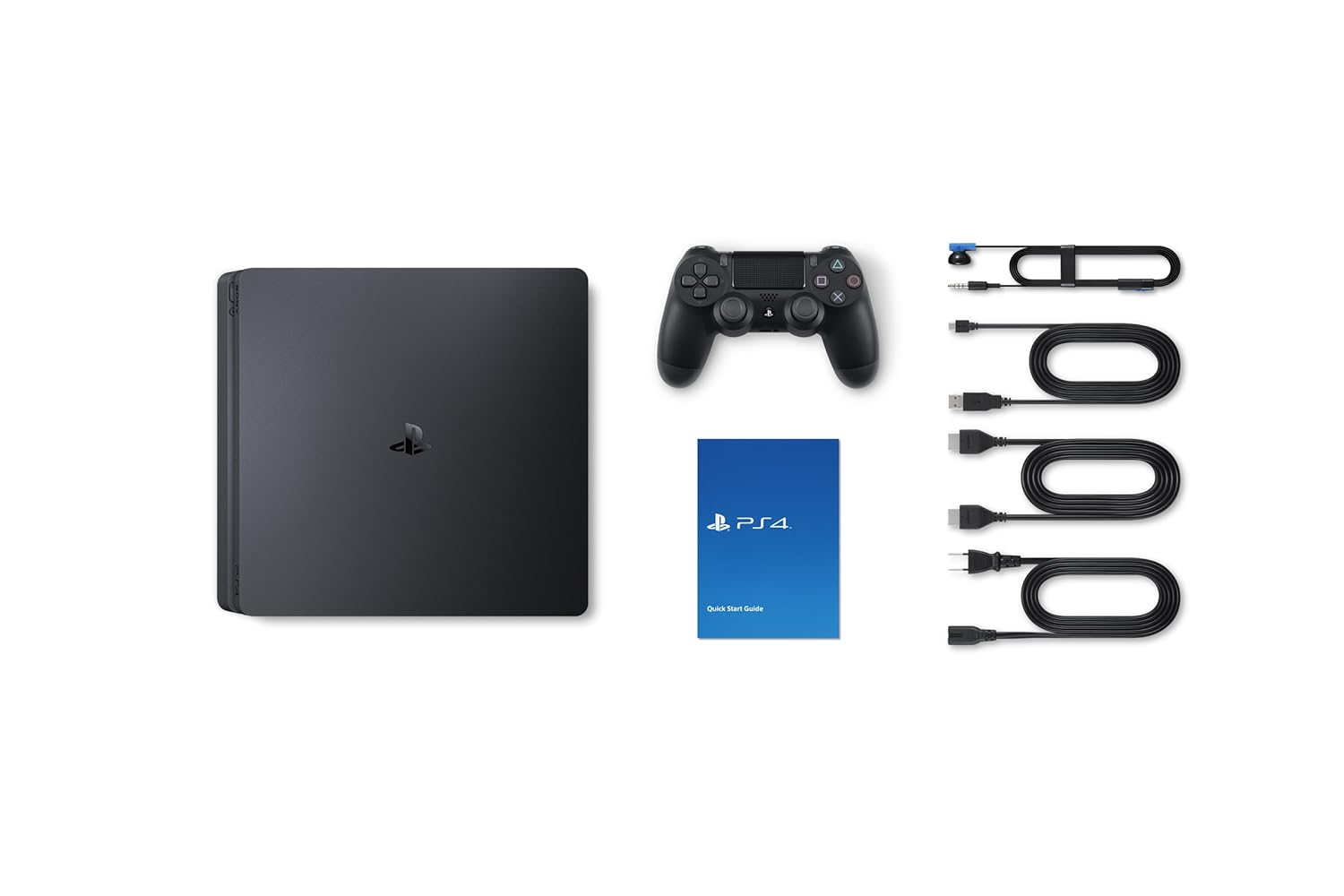 Playstation 4 PS4 Slim 1TB Console With All Accessories, Black, Boxed ( Preowned ) - Image 5