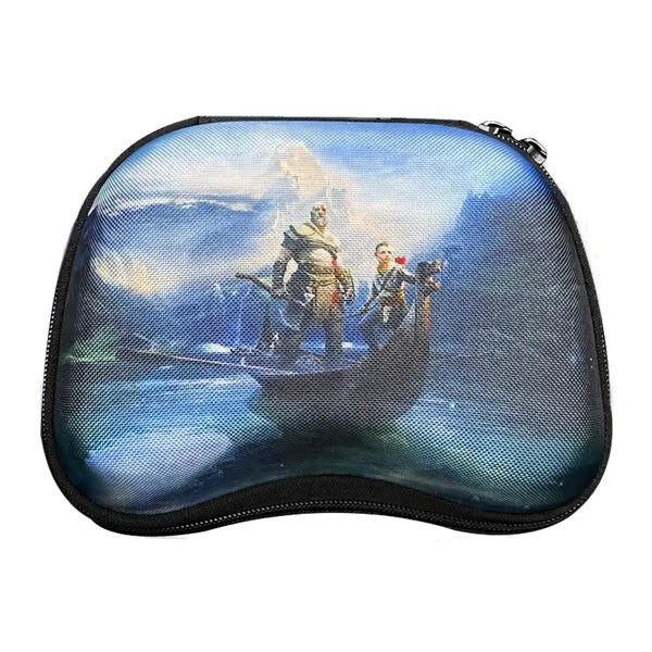 Universal God Of War Edition Travel EVA Game Controller Carrying Case - Image 1