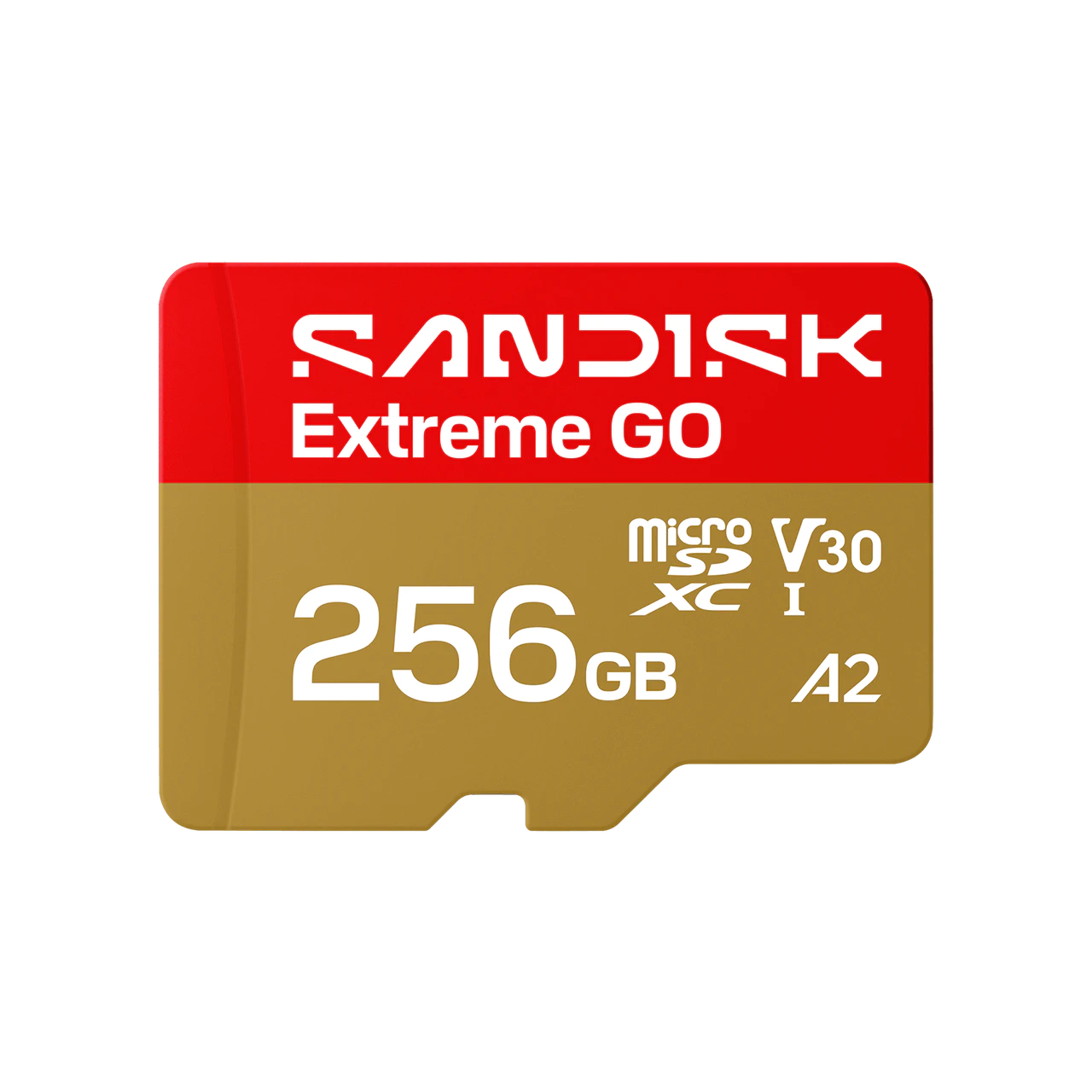 SanDisk Extreme GO 256GB microSDXC UHS-I, V30, 240MB/s Read, 120MB/s Write - Image 1