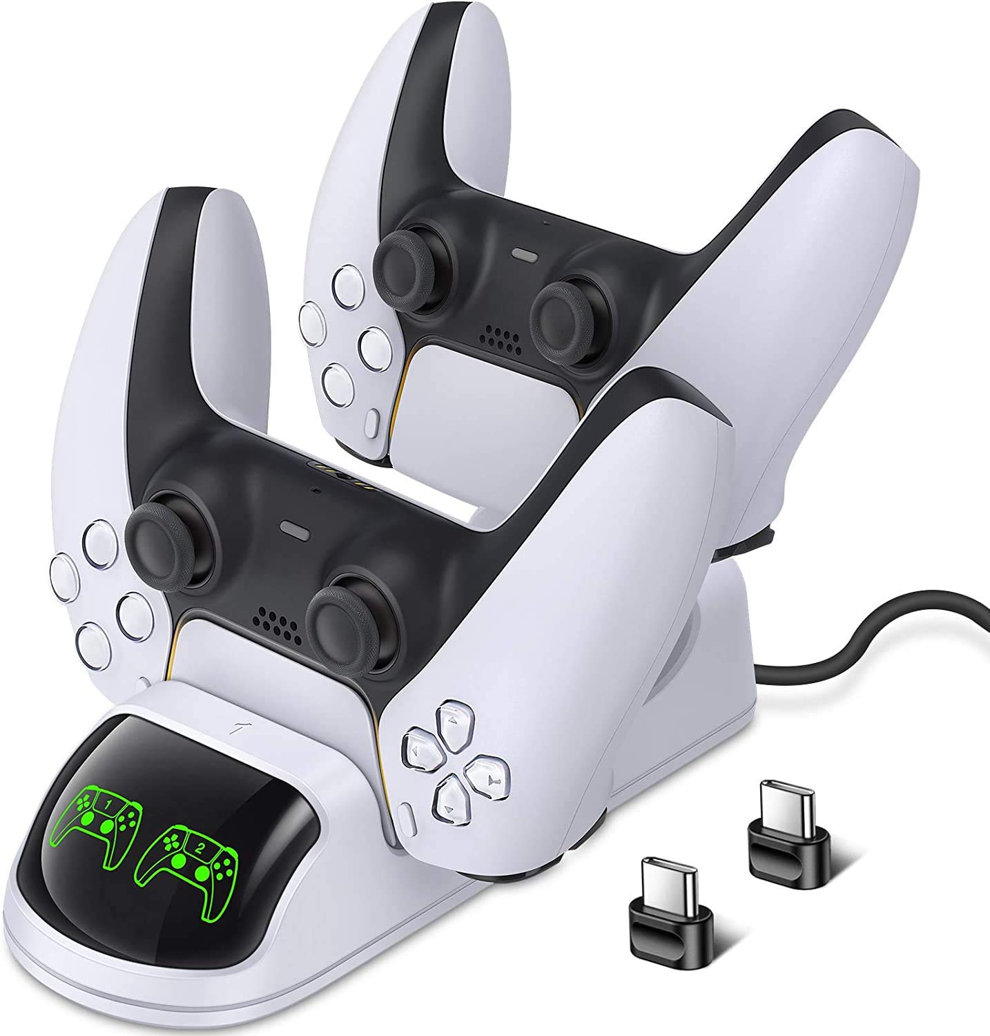 Dobe TP5-0506 Charging Dock For Playstation 5 Controller With LED indicator, Dual Type-C Fast Charging Dobe TP5-0506 Charging Dock For Playstation 5 Controller With LED indicator, Dual Type-C Fast Charging - Image 1