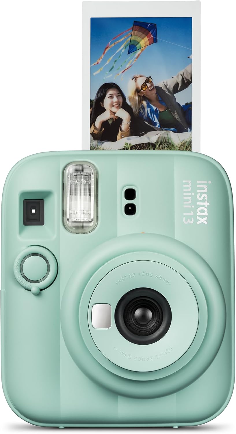 FUJIFILM instax mini 13 Instant Film Camera Lagoon Green - Image 1