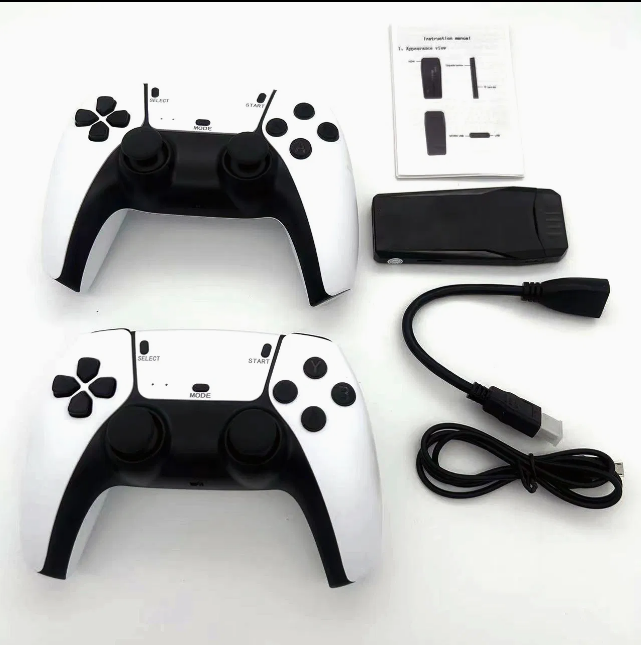 Retro Game Console Stick, Classic Video Games with 4K HDMI, Built-in 19 Emulators, 20000+ Games - Plug & Play TV Video Gaming Stick with Upgrade Dual 2.4G Wireless Controllers - Image 3