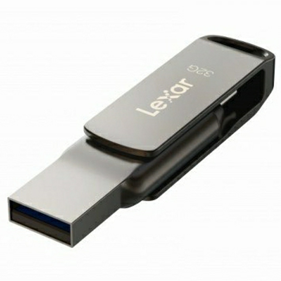Lexar Jump USB 32GB Dual Flash Drive USB 3.2 Gen 1 OTG D400 PenDrive Compatible with Desktop Computer, Mobile, Laptop Metal Body Case Grey - Image 3
